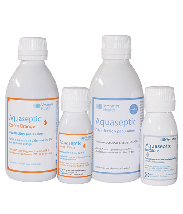   Gamme Aquaseptic - Chlorhexidine aqueuse à 2%  
