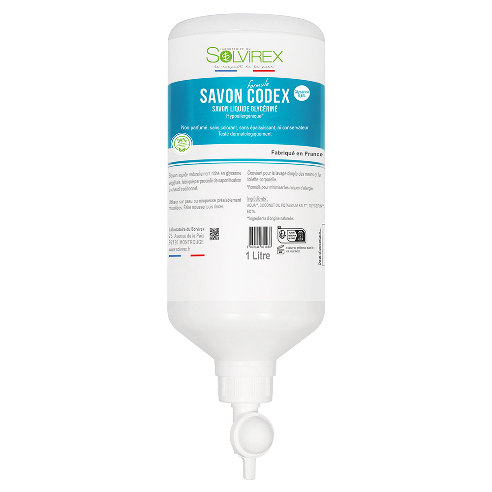 Savon liquide Formule Codex - Savon hypoallergénique - C12AIRL